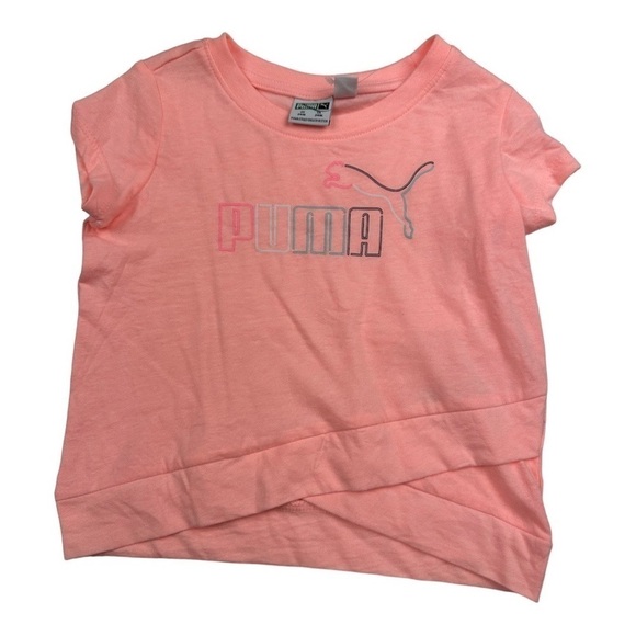Puma T-Shirt Pink Size 24 Months - Picture 1 of 5
